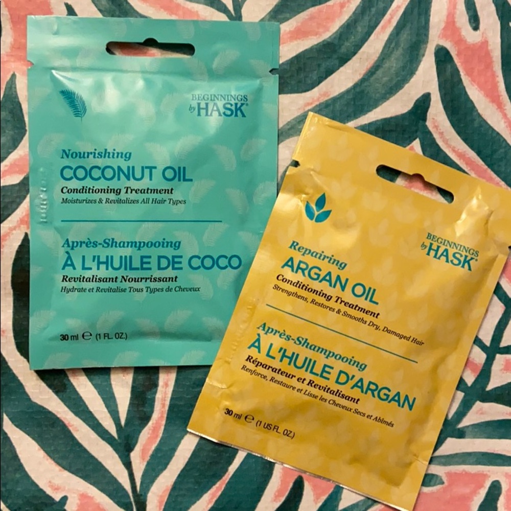 Set of 2: Beginnings by Hask Hair Masks Treatments